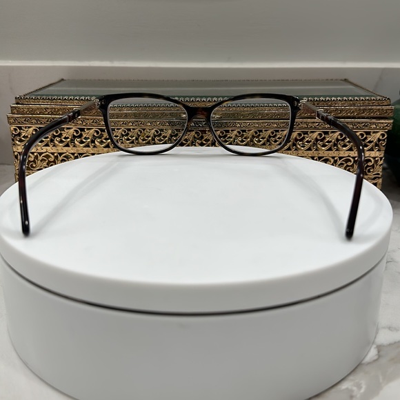 Dolce & Gabbana Rx Tortoiseshell Eyeglass Frames/Etched Temple Arms EUC D&G Case - Picture 7 of 17